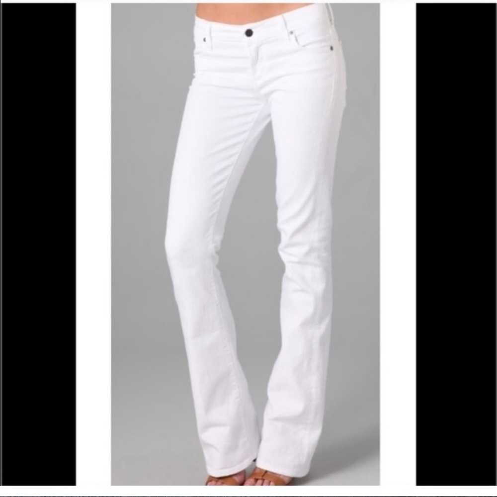 Citizens of Humanity High Rise Bootcut white 
Amber Stretch Jeans Size 29